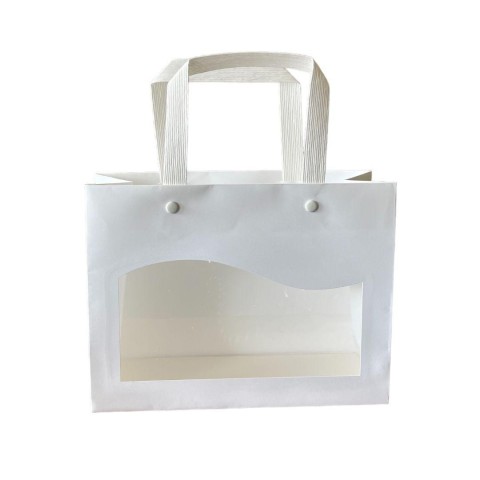 SAC DELICATESSEN BIANCO 20X7.5X15CM